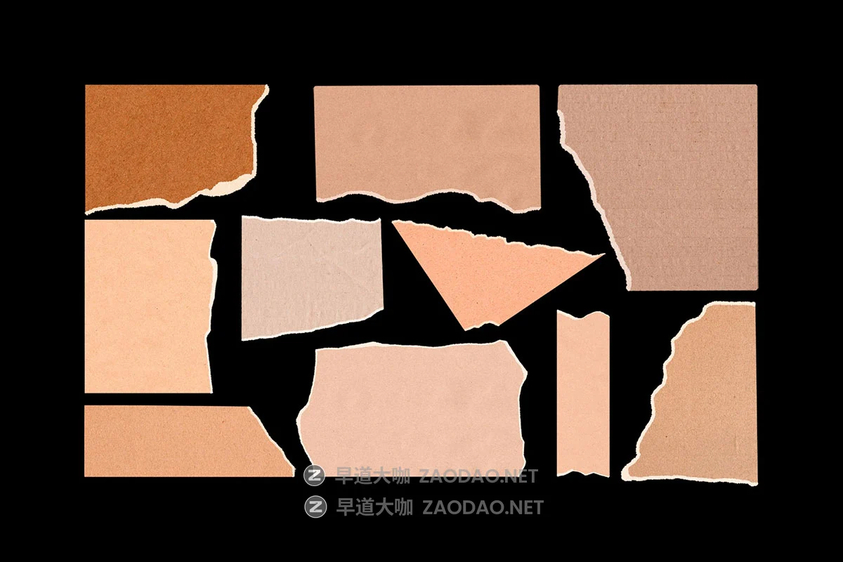 50款褶皱纸撕裂牛皮纸笔记本纸黑纸纸张纹理纸片png免抠图图片设计素材Assorted Ripped Paper Elements插图9 50款褶皱纸撕裂牛皮纸笔记本纸黑纸纸张纹理纸片png免抠图图片设计素材Assorted Ripped Paper Elements插图9