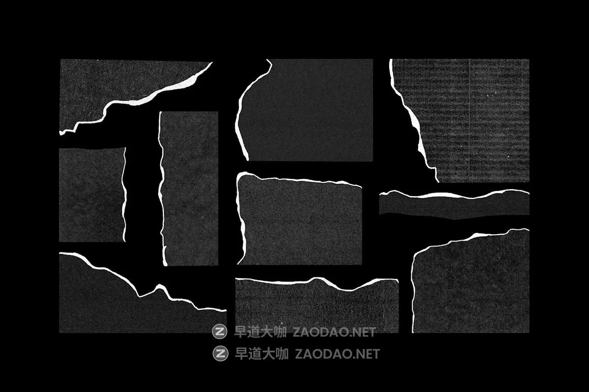 50款褶皱纸撕裂牛皮纸笔记本纸黑纸纸张纹理纸片png免抠图图片设计素材Assorted Ripped Paper Elements插图6 50款褶皱纸撕裂牛皮纸笔记本纸黑纸纸张纹理纸片png免抠图图片设计素材Assorted Ripped Paper Elements插图6