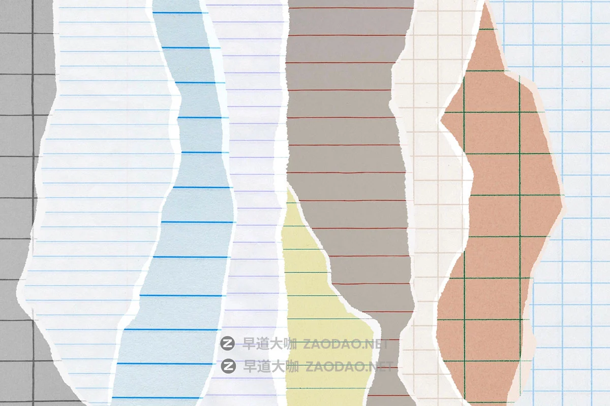 50款褶皱纸撕裂牛皮纸笔记本纸黑纸纸张纹理纸片png免抠图图片设计素材Assorted Ripped Paper Elements插图4 50款褶皱纸撕裂牛皮纸笔记本纸黑纸纸张纹理纸片png免抠图图片设计素材Assorted Ripped Paper Elements插图4