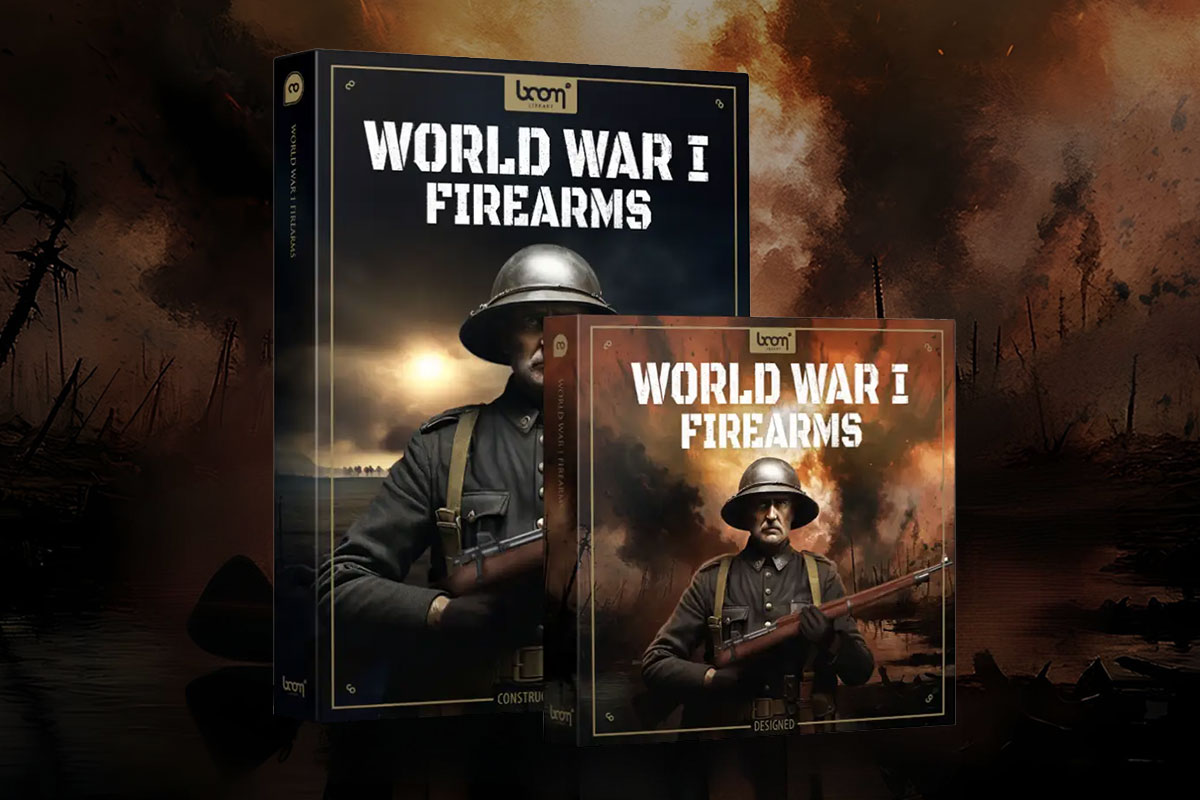 4594组一战原始步枪手枪猎枪上膛装弹开枪射击无损音效 Boom Library World War I Firearms