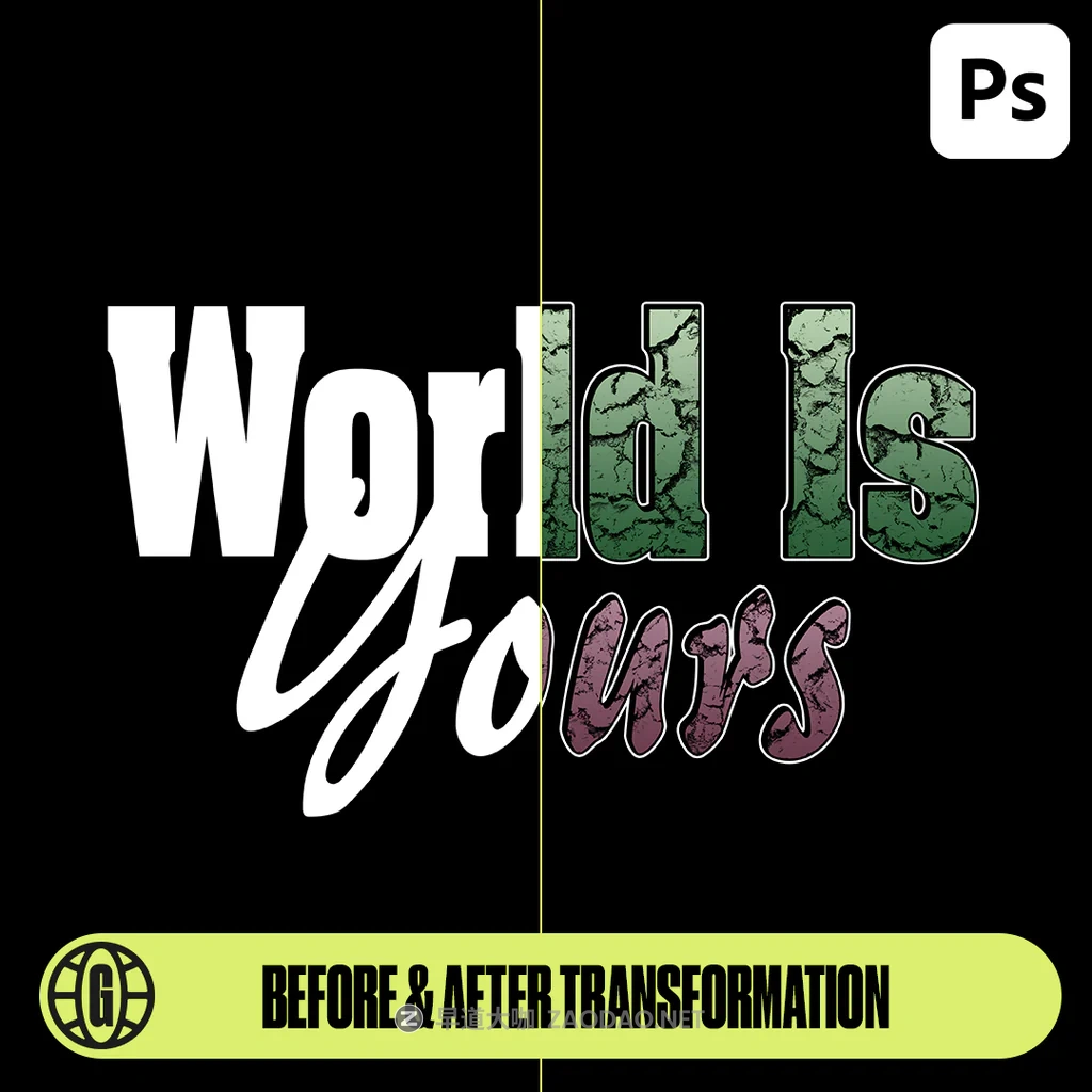 潮流街头嘻哈说唱怀旧风T恤专辑封面标题文本字体设计Ps特效样式素材 Gfxwrld – Bootleg Rap Text Styles Pack插图1 潮流街头嘻哈说唱怀旧风T恤专辑封面标题文本字体设计Ps特效样式素材 Gfxwrld – Bootleg Rap Text Styles Pack插图1