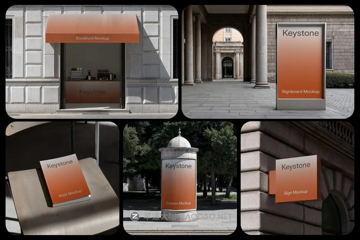11款国外城市街头广告牌海报店招标牌书籍iPad平板酒瓶vi设计ps贴图样机模板 City Branding Mockups / Keystone Series插图 11款国外城市街头广告牌海报店招标牌书籍iPad平板酒瓶vi设计ps贴图样机模板 City Branding Mockups / Keystone Series插图