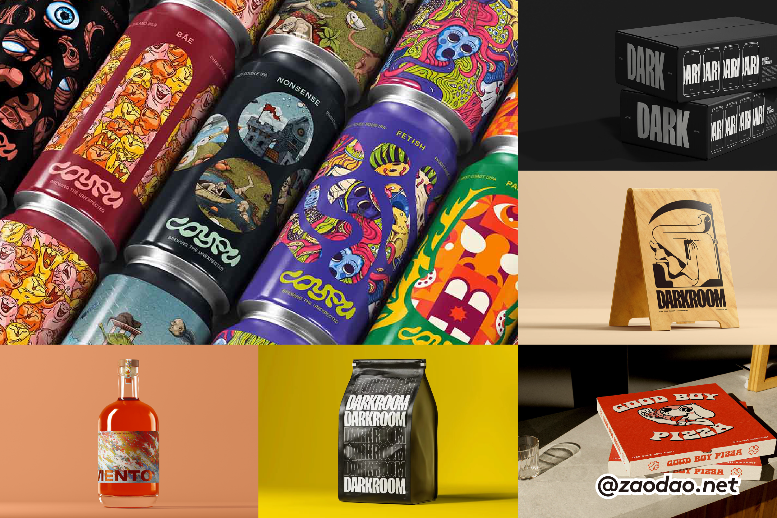 8款高级红酒瓶包装盒披萨盒咖啡袋金属锡罐易拉罐VI设计展示效果图PS贴图样机模板 Darkroom Mockups – Branding Collection P1特色图 8款高级红酒瓶包装盒披萨盒咖啡袋金属锡罐易拉罐VI设计展示效果图PS贴图样机模板 Darkroom Mockups – Branding Collection P1