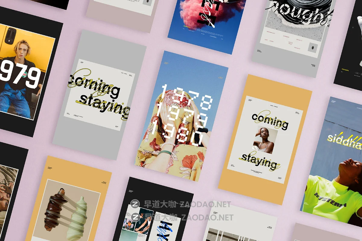 48款ins风方形社交媒体品牌推广公众号推文电商海报设计psd模板素材 Elapse – Social Media Templates插图5 48款ins风方形社交媒体品牌推广公众号推文电商海报设计psd模板素材 Elapse – Social Media Templates插图5