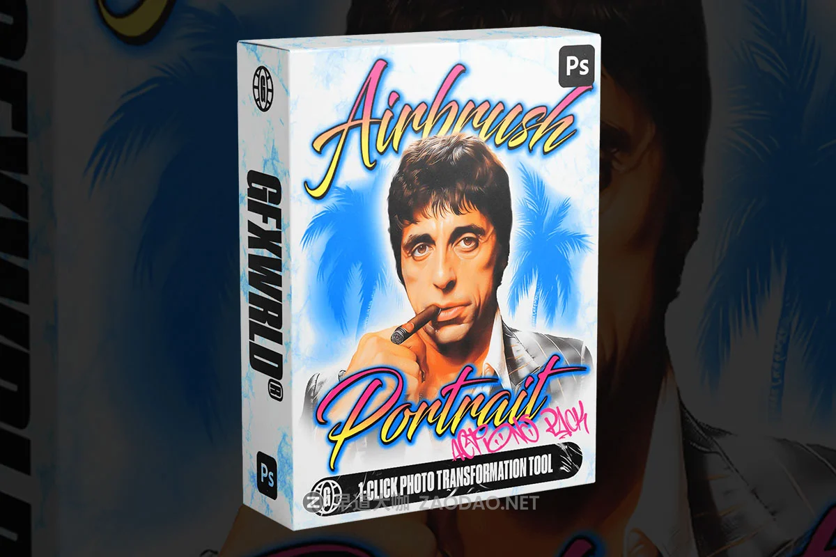 嘻哈说唱风模糊渐变圆环球星星星云朵ps笔刷画笔+png免抠图设计素材 GFXWRLD – Airbrush Portrait Actions Pack (Vol. 1)插图 嘻哈说唱风模糊渐变圆环球星星星云朵ps笔刷画笔+png免抠图设计素材 GFXWRLD – Airbrush Portrait Actions Pack (Vol. 1)插图