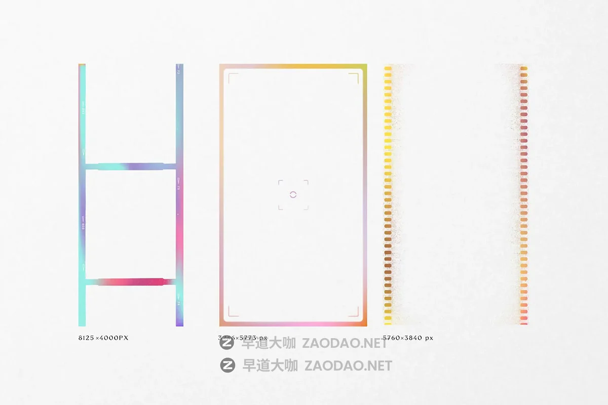50款潮流时尚渐变电影胶片立拍得复古相框衬板png免抠图片素材 Gradient High Quality Film Frames插图4 50款潮流时尚渐变电影胶片立拍得复古相框衬板png免抠图片素材 Gradient High Quality Film Frames插图4