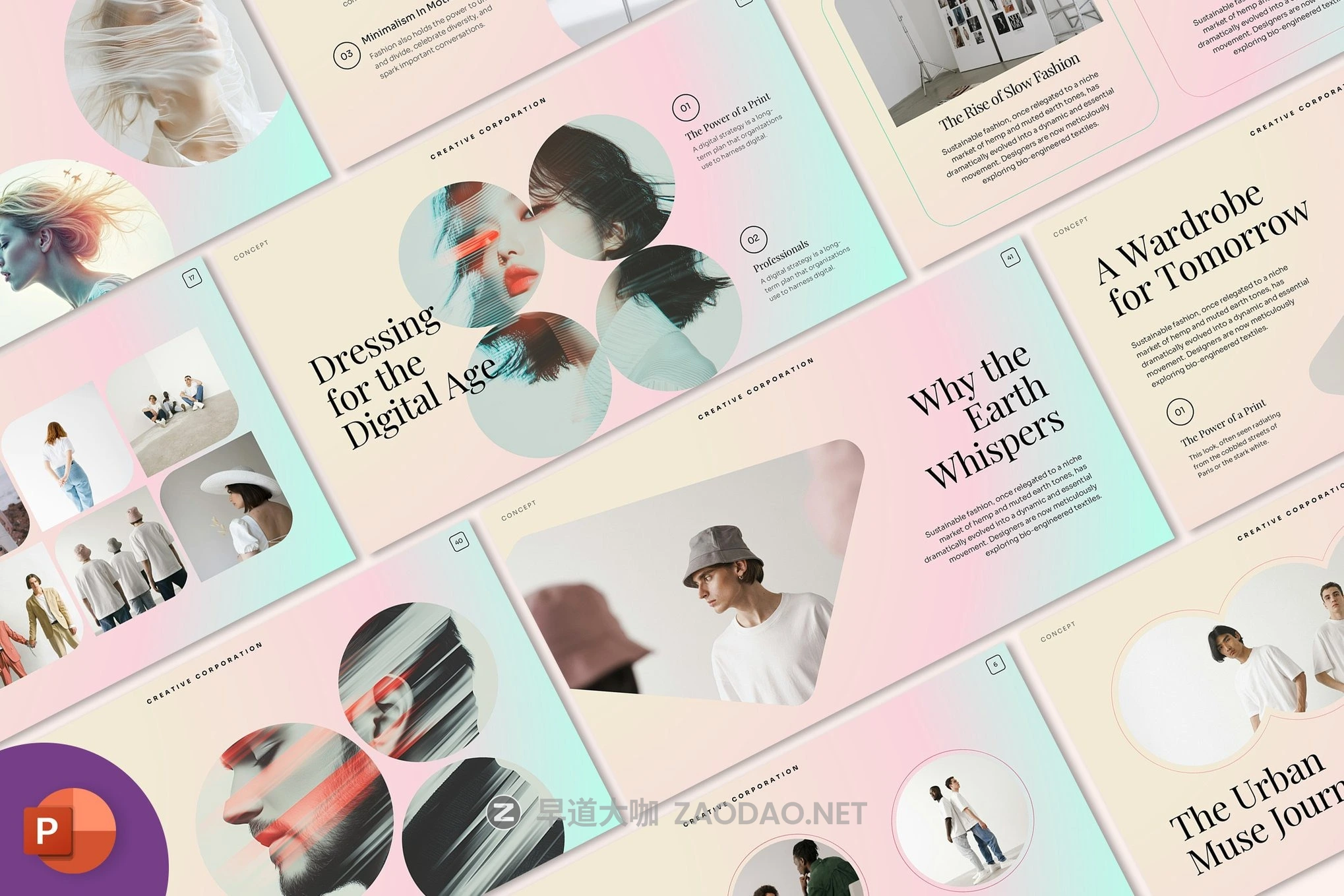 时尚极简主义品牌营销策划演示文稿设计ppt模版 Gurune Powerpoint插图 时尚极简主义品牌营销策划演示文稿设计ppt模版 Gurune Powerpoint插图