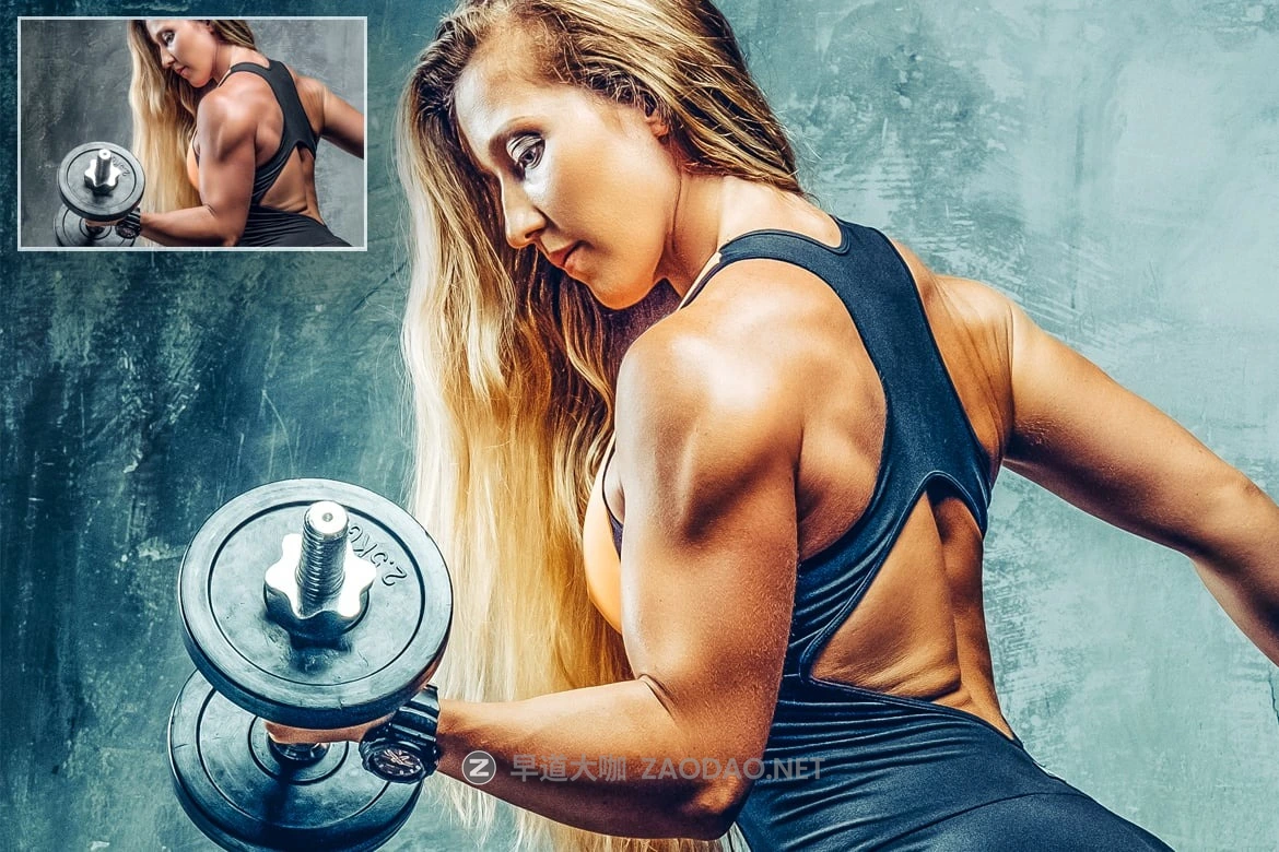 专业人物肖像照片锐化磨皮润湿ps特效动作模板素材 HDR Photoshop Action插图2 专业人物肖像照片锐化磨皮润湿ps特效动作模板素材 HDR Photoshop Action插图2