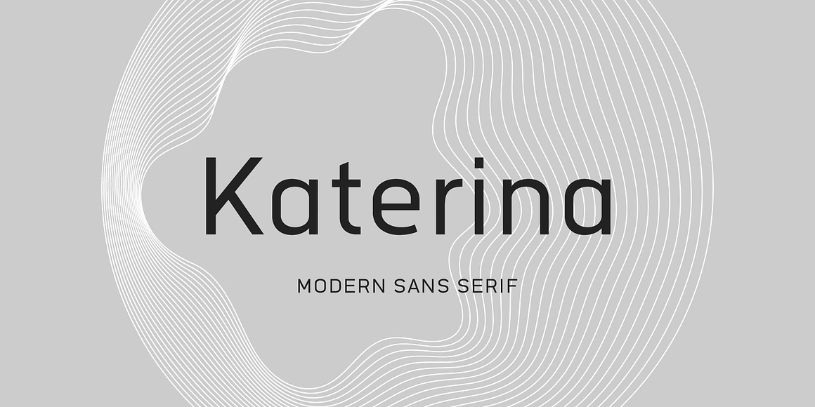 Myfonts – Katerina Font Family 24款字重现代几何风标识T恤包装杂志海报品牌广告标题Logo设计无衬线英文字体特色图 Myfonts – Katerina Font Family 24款字重现代几何风标识T恤包装杂志海报品牌广告标题Logo设计无衬线英文字体