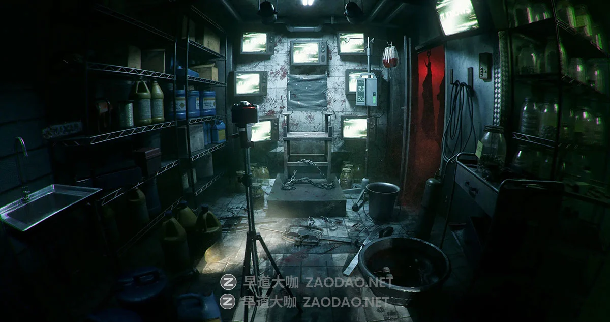 Blender恐怖阴暗鬼屋厨房餐厅地下室建筑3D模型资产素材 KitBash3D – House of Horror插图1 Blender恐怖阴暗鬼屋厨房餐厅地下室建筑3D模型资产素材 KitBash3D – House of Horror插图1