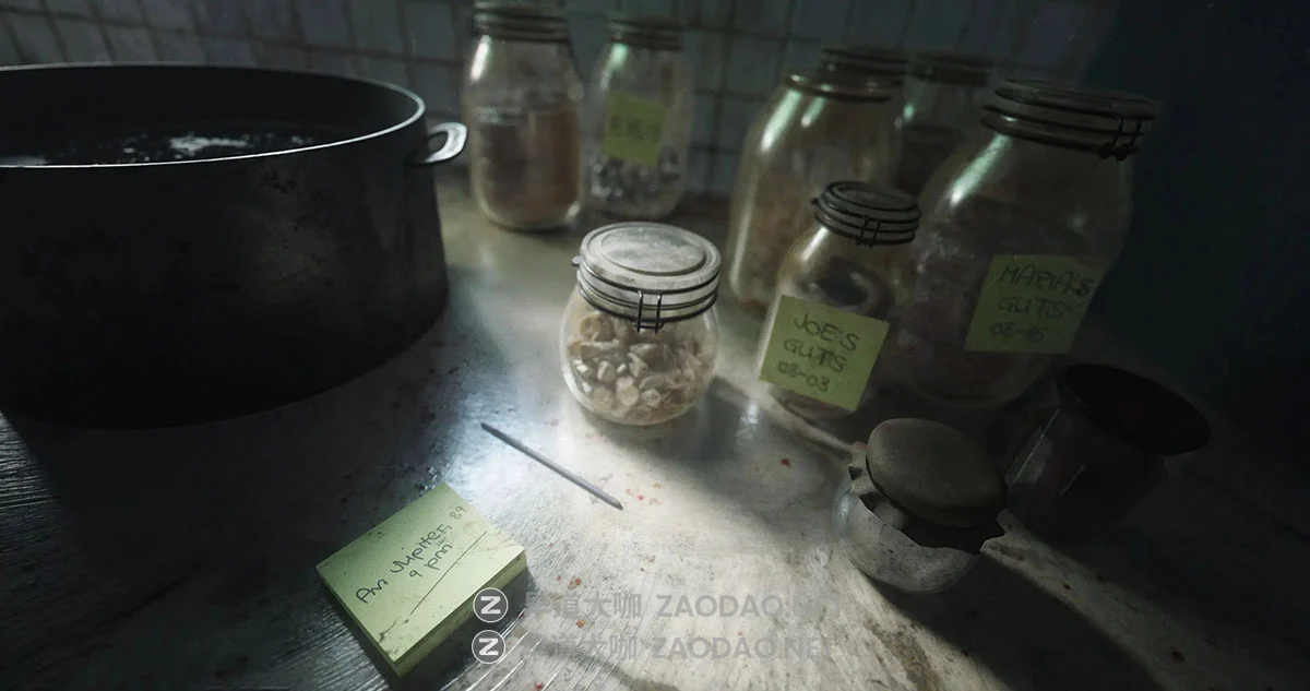 Blender恐怖阴暗鬼屋厨房餐厅地下室建筑3D模型资产素材 KitBash3D – House of Horror插图10 Blender恐怖阴暗鬼屋厨房餐厅地下室建筑3D模型资产素材 KitBash3D – House of Horror插图10