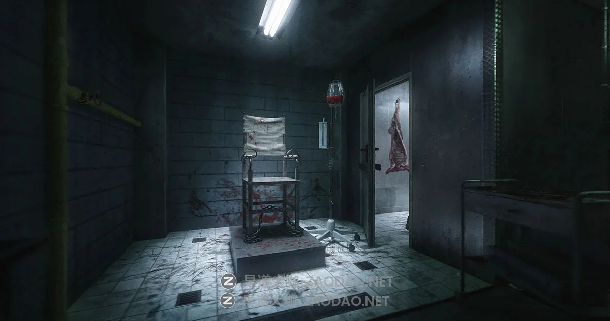 Blender恐怖阴暗鬼屋厨房餐厅地下室建筑3D模型资产素材 KitBash3D – House of Horror插图22 Blender恐怖阴暗鬼屋厨房餐厅地下室建筑3D模型资产素材 KitBash3D – House of Horror插图22