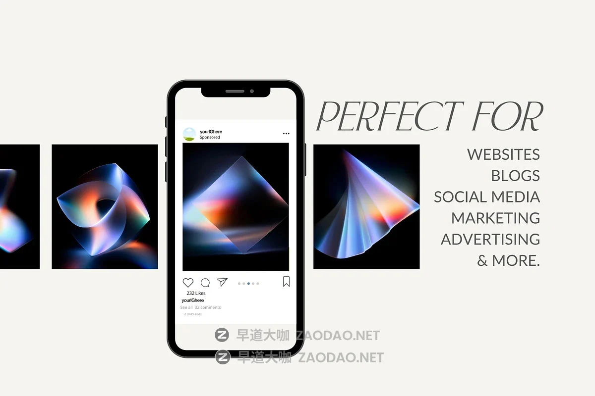 25款现代美学发光边缘模糊多彩几何图形背景图片设计素材 25 Luminous Geometry Wallpapers插图2 25款现代美学发光边缘模糊多彩几何图形背景图片设计素材 25 Luminous Geometry Wallpapers插图2