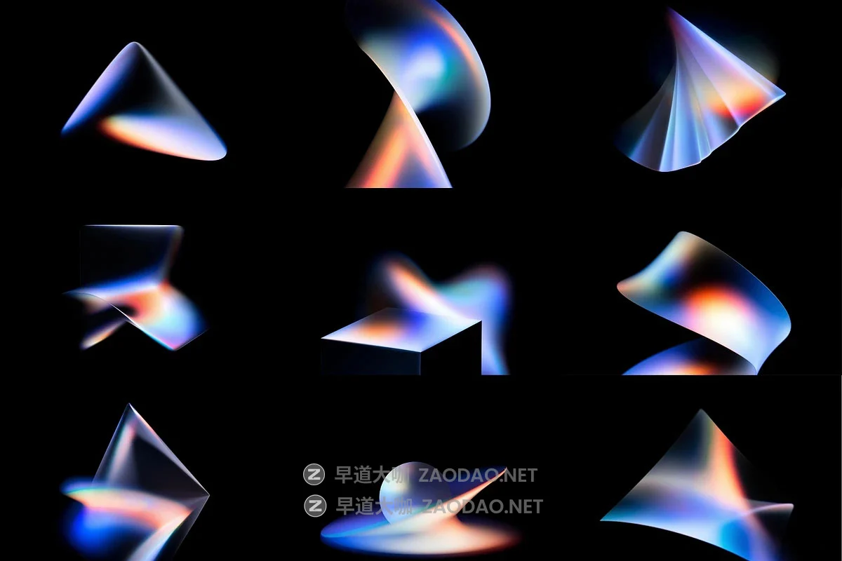 25款现代美学发光边缘模糊多彩几何图形背景图片设计素材 25 Luminous Geometry Wallpapers插图3 25款现代美学发光边缘模糊多彩几何图形背景图片设计素材 25 Luminous Geometry Wallpapers插图3