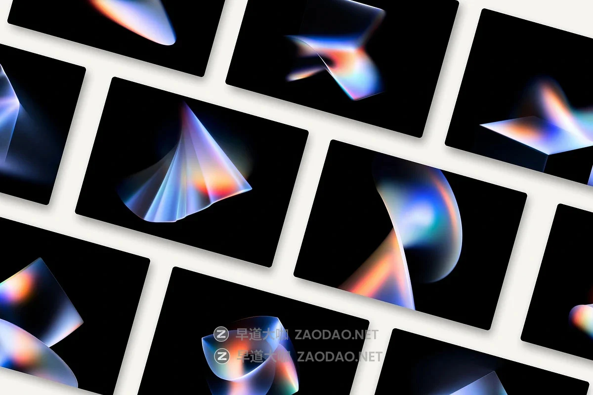 25款现代美学发光边缘模糊多彩几何图形背景图片设计素材 25 Luminous Geometry Wallpapers插图5 25款现代美学发光边缘模糊多彩几何图形背景图片设计素材 25 Luminous Geometry Wallpapers插图5