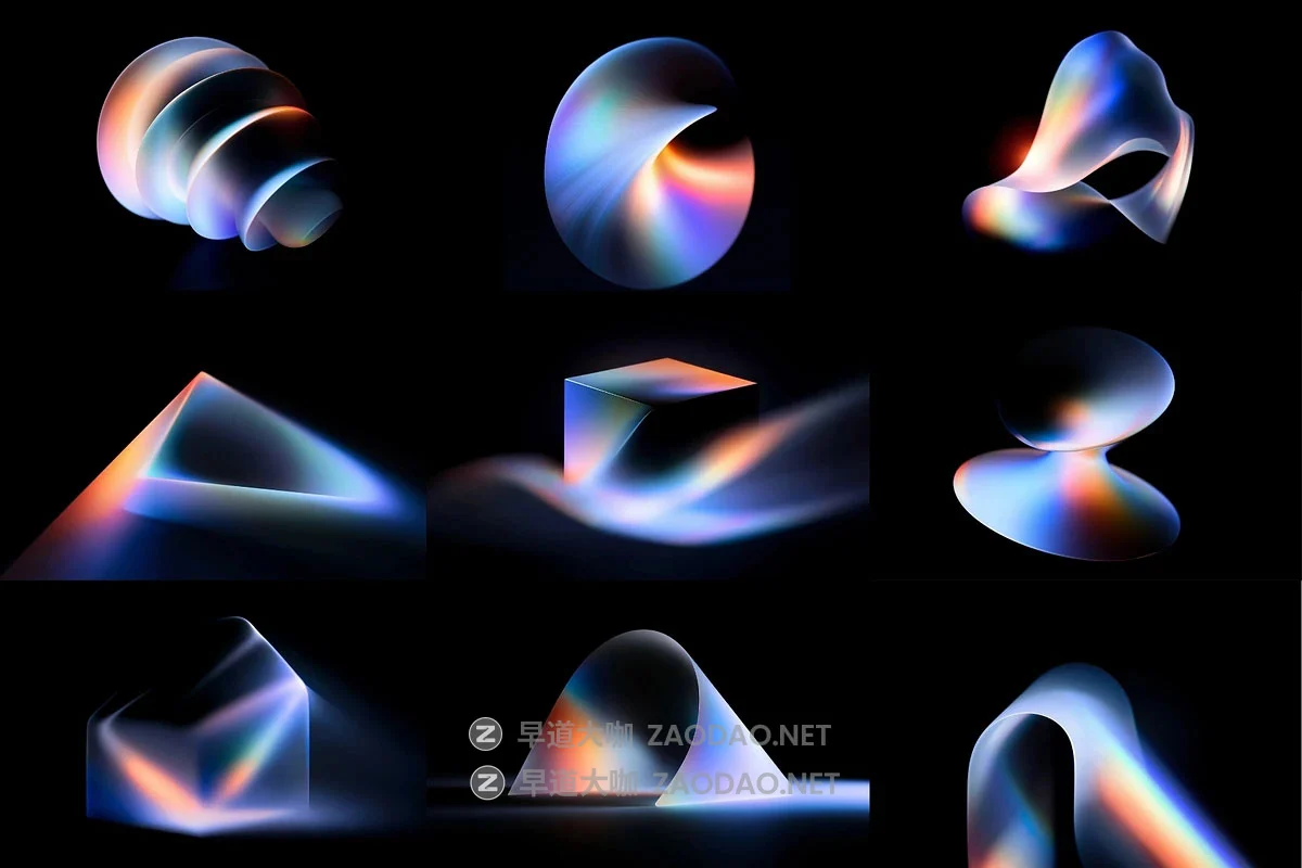 25款现代美学发光边缘模糊多彩几何图形背景图片设计素材 25 Luminous Geometry Wallpapers插图8 25款现代美学发光边缘模糊多彩几何图形背景图片设计素材 25 Luminous Geometry Wallpapers插图8