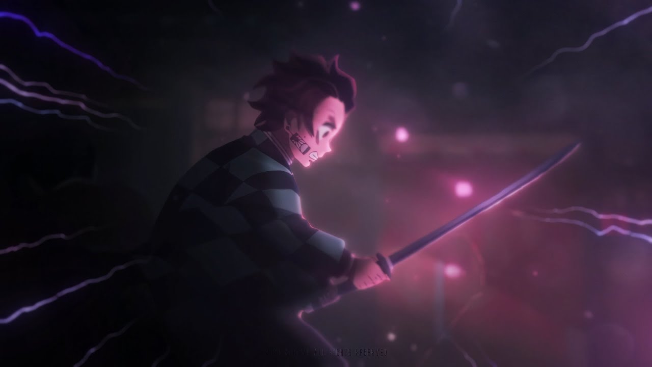 MARCH AM 🩸 – Demon Slayer Edit 4K 创意《鬼灭之刃》游戏动漫视频AMV剪辑AE工程文件叠加层音效素材包