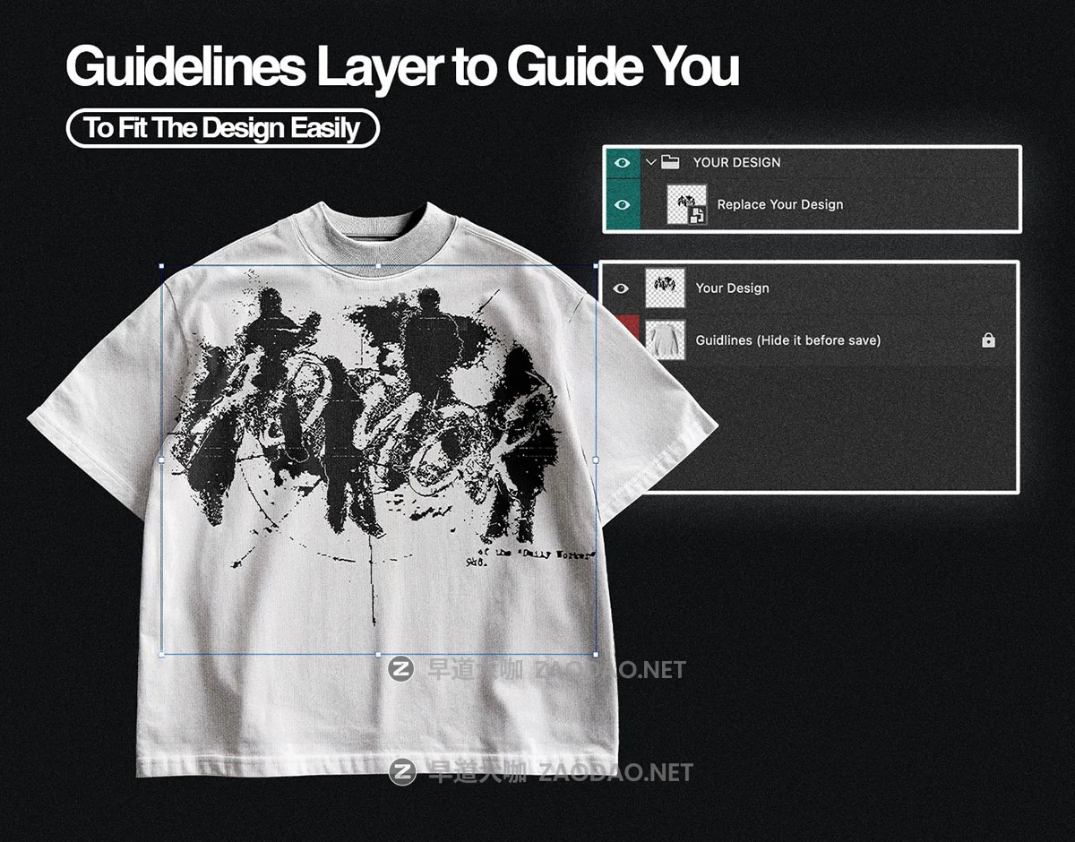 4款超大街头说唱风圆领T恤半袖印花图案设计ps展示效果图样机模板素材 züli – Oversized T-Shirt Mockup 5K (Customized Version)插图1 4款超大街头说唱风圆领T恤半袖印花图案设计ps展示效果图样机模板素材 züli – Oversized T-Shirt Mockup 5K (Customized Version)插图1