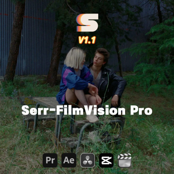 Serr – FilmVision Pro V1.1 专业电影级柯达富士胶片模拟色彩分级调色达芬奇节点 + LUT预设 + 视频教程(中文字幕)