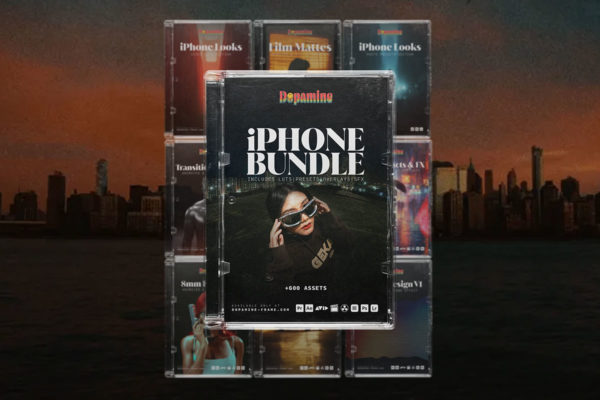 600+组复古电影美学胶片遮罩转场颗粒音效LUT&LR预设iPhone创作者剪辑视频合集 The iPhone Bundle – Dopamine Frame特色图 600+组复古电影美学胶片遮罩转场颗粒音效LUT&LR预设iPhone创作者剪辑视频合集 The iPhone Bundle – Dopamine Frame
