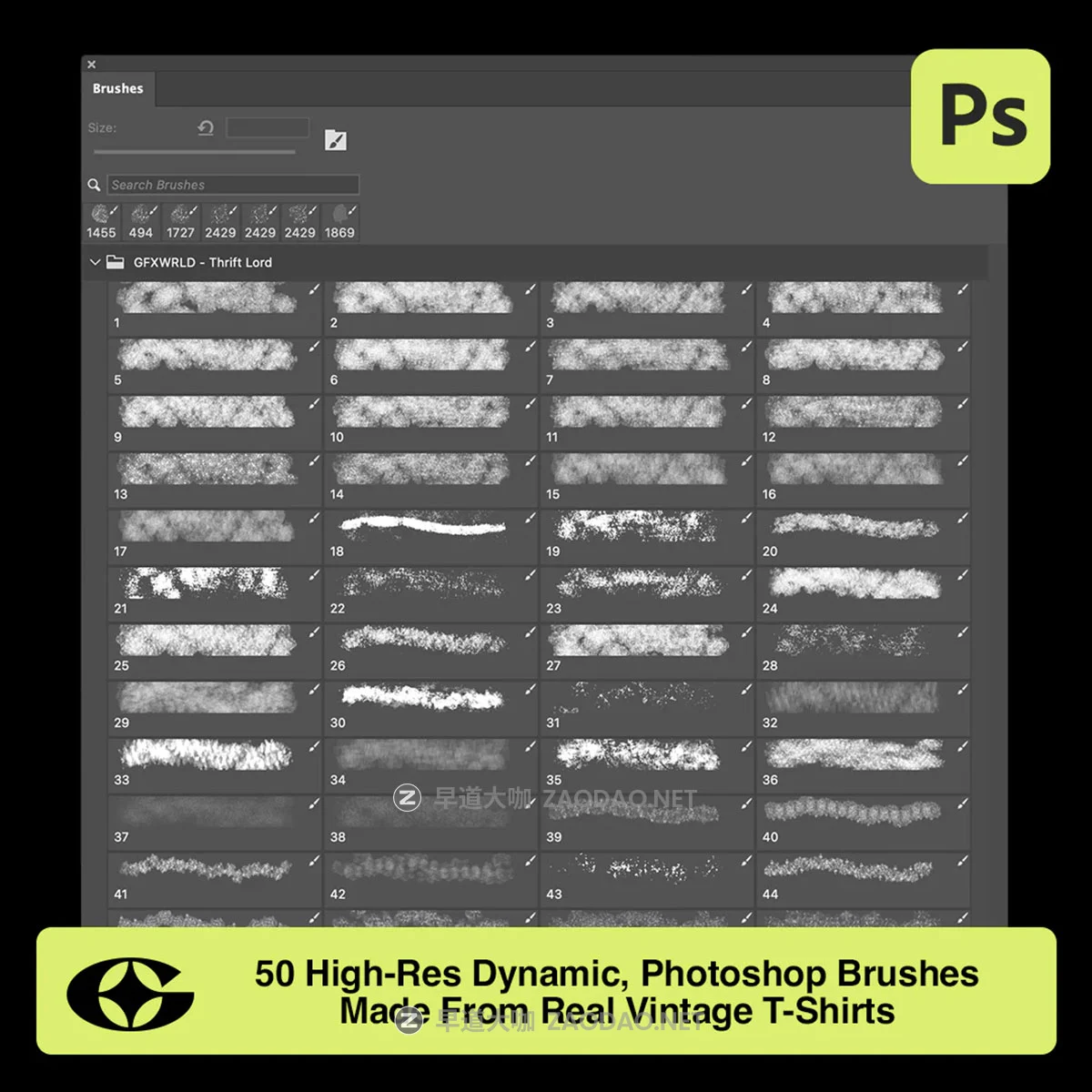 复古做旧墙壁泥土龟裂裂纹纹理肌理ps笔刷画笔设计素材 Gfxwrld – Thrift Lord Brush Set (Vol. 1)插图3 复古做旧墙壁泥土龟裂裂纹纹理肌理ps笔刷画笔设计素材 Gfxwrld – Thrift Lord Brush Set (Vol. 1)插图3