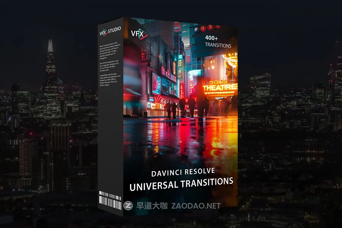 达芬奇预设 400+组专业胶片漏光灼烧划痕视频剪辑转场过渡特效素材包 VfxStudio – 400+ DaVinci Resolve Universal Transitions Bundle插图 达芬奇预设 400+组专业胶片漏光灼烧划痕视频剪辑转场过渡特效素材包 VfxStudio – 400+ DaVinci Resolve Universal Transitions Bundle插图