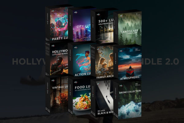 4000+组强大电影质感好莱坞大片视频Rec 709还原调色LUT预设包 VfxStudio – All LUTS Bundle 4000+特色图 4000+组强大电影质感好莱坞大片视频Rec 709还原调色LUT预设包 VfxStudio – All LUTS Bundle 4000+