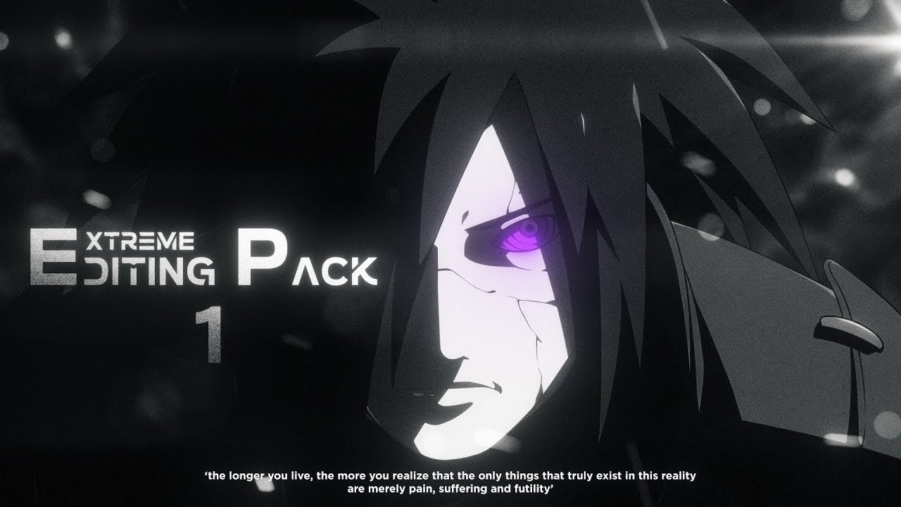 [独家美金资源] Xtreme Editing Pack 1 日系动漫视频AMV剪辑编辑AE工程模板叠加层纹理预设SFX音效素材包