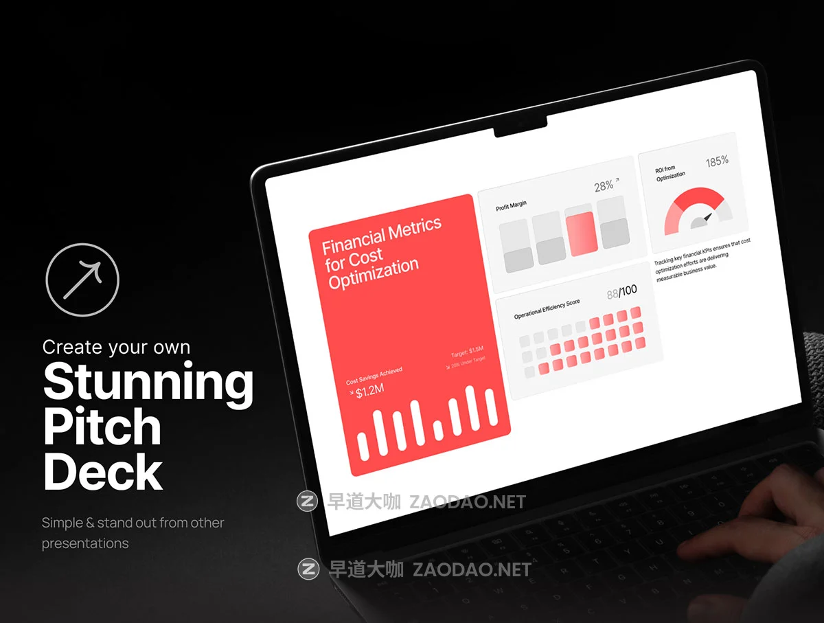25页极简金融科技项目战略策划书年度简报报表幻灯片设计figma/ppt模板 Pitch Deck Cost Optimization Strategy – Saffront插图5 25页极简金融科技项目战略策划书年度简报报表幻灯片设计figma/ppt模板 Pitch Deck Cost Optimization Strategy – Saffront插图5