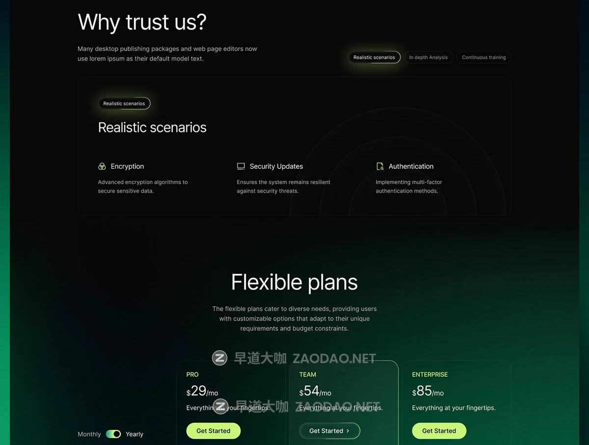 创意黑暗SaaS技术服务平台网站用户界面UI设计Figma模板素材 Astra- SaaS Landing Page Template插图2 创意黑暗SaaS技术服务平台网站用户界面UI设计Figma模板素材 Astra- SaaS Landing Page Template插图2