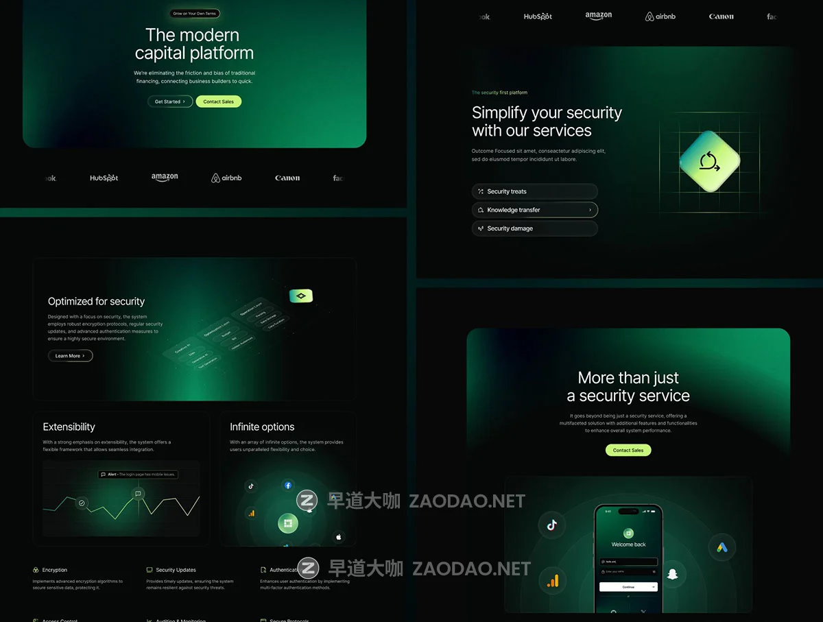 创意黑暗SaaS技术服务平台网站用户界面UI设计Figma模板素材 Astra- SaaS Landing Page Template插图3 创意黑暗SaaS技术服务平台网站用户界面UI设计Figma模板素材 Astra- SaaS Landing Page Template插图3