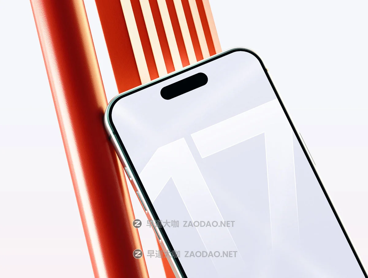 1款工业风手机广告UI界面作品设计展示贴图苹果iPhone 17 Pro贴图psd样机模板 iPhone 17Pro Max Mockup插图4 1款工业风手机广告UI界面作品设计展示贴图苹果iPhone 17 Pro贴图psd样机模板 iPhone 17Pro Max Mockup插图4