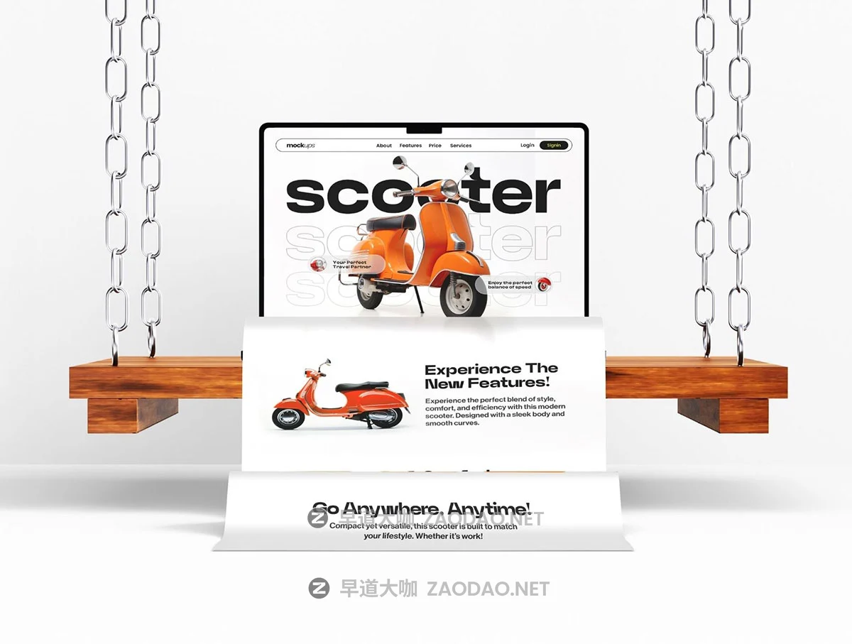 3款长卷多屏网站UI界面广告设计展示效果图ps贴图样机模板素材 Long Scroll Macbook Screen Mockup Set – 03 Unique Scene插图2 3款长卷多屏网站UI界面广告设计展示效果图ps贴图样机模板素材 Long Scroll Macbook Screen Mockup Set – 03 Unique Scene插图2