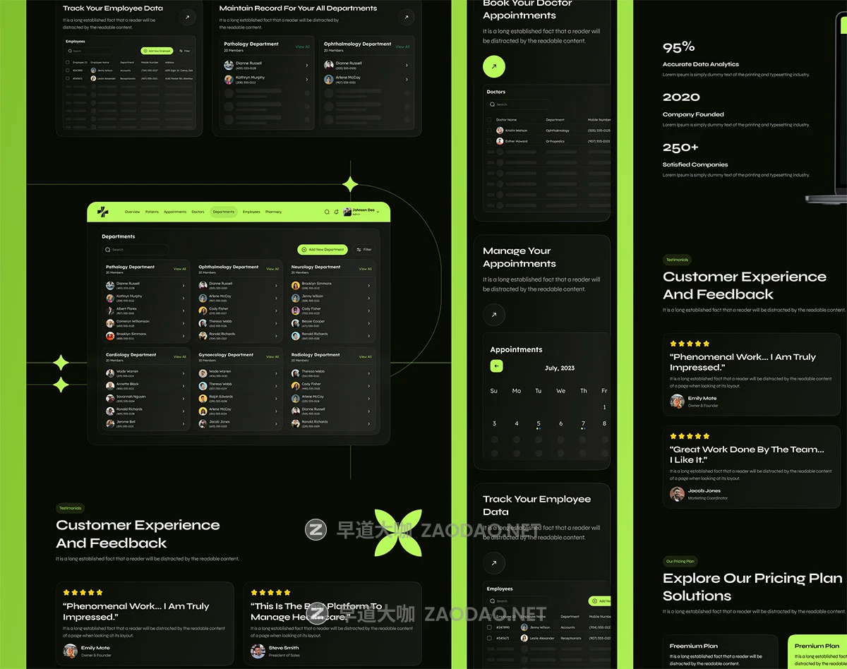 20屏响应式黑暗SaaS服务医疗保健体检健康网站用户UI界面设计Figma模板素材 Prinstin – SaaS Medical Website Framer Template插图10 20屏响应式黑暗SaaS服务医疗保健体检健康网站用户UI界面设计Figma模板素材 Prinstin – SaaS Medical Website Framer Template插图10