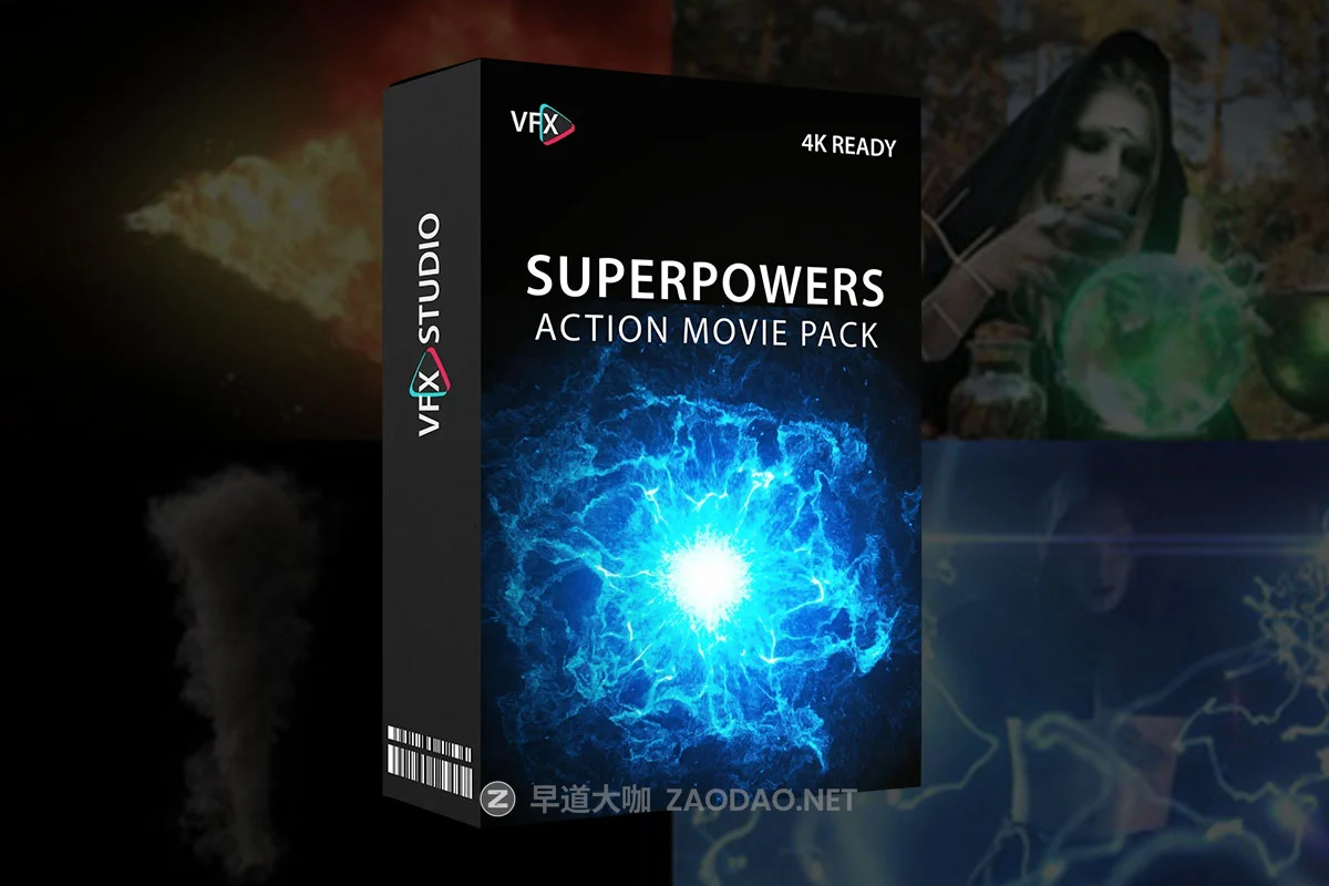 330+组烟雾火花火焰魔法闪电冲击波灰尘射击闪光电影特效视频素材 VfxStudio – Superpowers – Action Movie Pack 4K Video Overlay Effects插图 330+组烟雾火花火焰魔法闪电冲击波灰尘射击闪光电影特效视频素材 VfxStudio – Superpowers – Action Movie Pack 4K Video Overlay Effects插图
