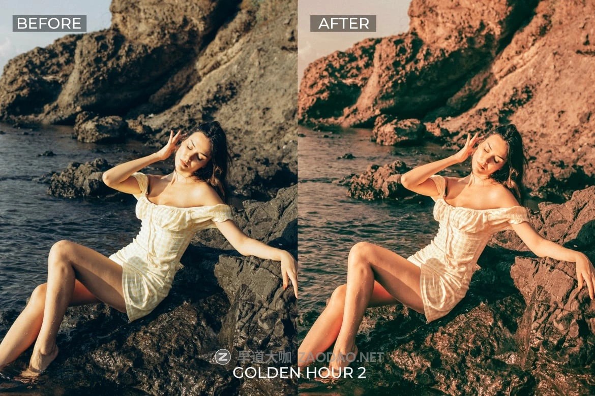 5组梦幻美学灯光室效果电影肖像摄影照片调色LR预设包 Golden Hour Lightroom Presets插图1 5组梦幻美学灯光室效果电影肖像摄影照片调色LR预设包 Golden Hour Lightroom Presets插图1