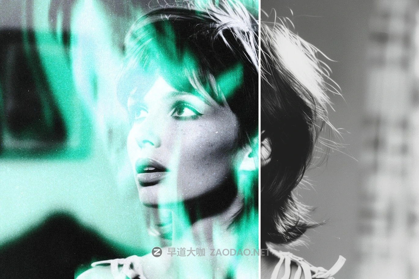 梦幻颗粒模糊光环漏光照片效果ps特效滤镜样机 Aura Leak Photo Effect插图1 梦幻颗粒模糊光环漏光照片效果ps特效滤镜样机 Aura Leak Photo Effect插图1