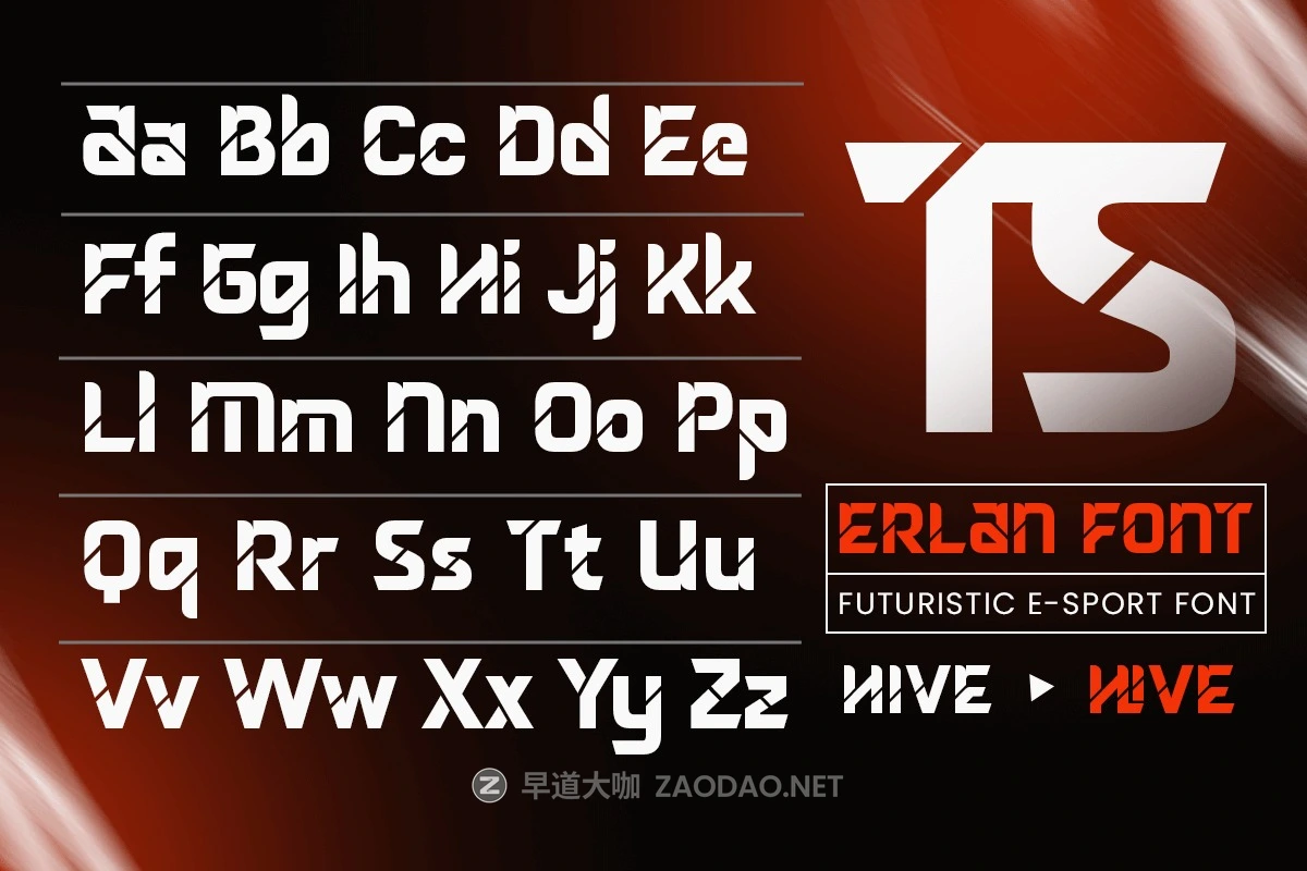 未来科幻游戏电子竞技机能装饰英文字体安装包 Ranger – Futuristic E-Sport Font插图1 未来科幻游戏电子竞技机能装饰英文字体安装包 Ranger – Futuristic E-Sport Font插图1