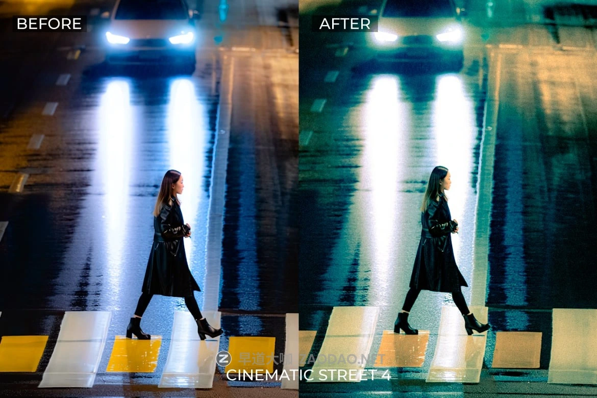 5组灯光室效果城市街头电影照片调色Lightroom预设 Cinematic Street Lightroom Presets插图4 5组灯光室效果城市街头电影照片调色Lightroom预设 Cinematic Street Lightroom Presets插图4