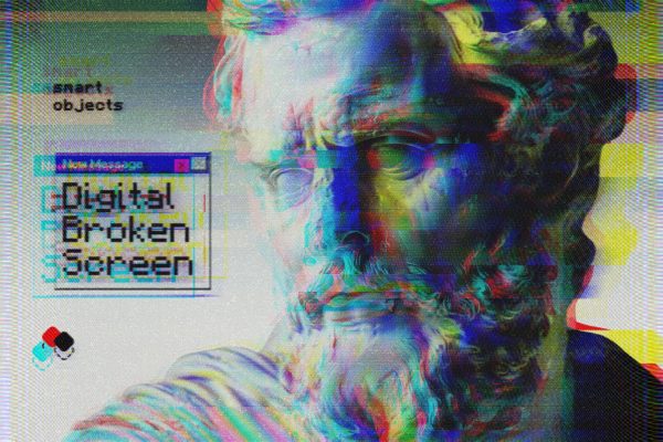 故障失真数字信号干扰照片效果PS特效滤镜样机 Digital Broken Screen Photo Effect特色图 故障失真数字信号干扰照片效果PS特效滤镜样机 Digital Broken Screen Photo Effect
