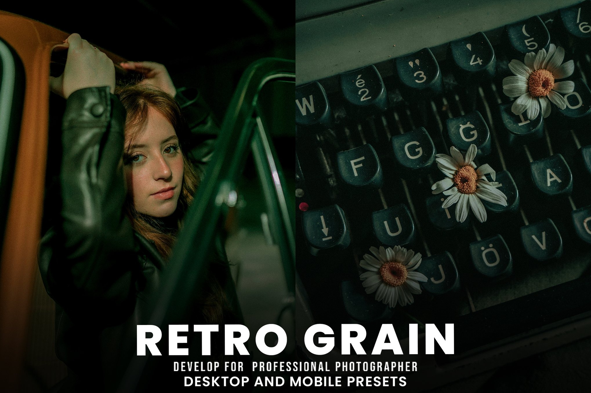 复古怀旧电影胶片模拟摄影照片调色Lightroom预设 Retro Grain – Desktop and Mobile Presets特色图 复古怀旧电影胶片模拟摄影照片调色Lightroom预设 Retro Grain – Desktop and Mobile Presets