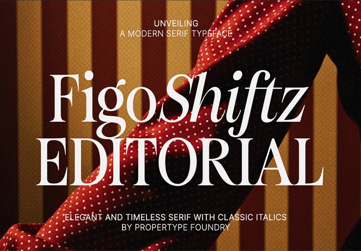 现代时尚品牌杂志海报徽标设计衬线英文字体安装包 Figo Shiftz Editorial插图 现代时尚品牌杂志海报徽标设计衬线英文字体安装包 Figo Shiftz Editorial插图