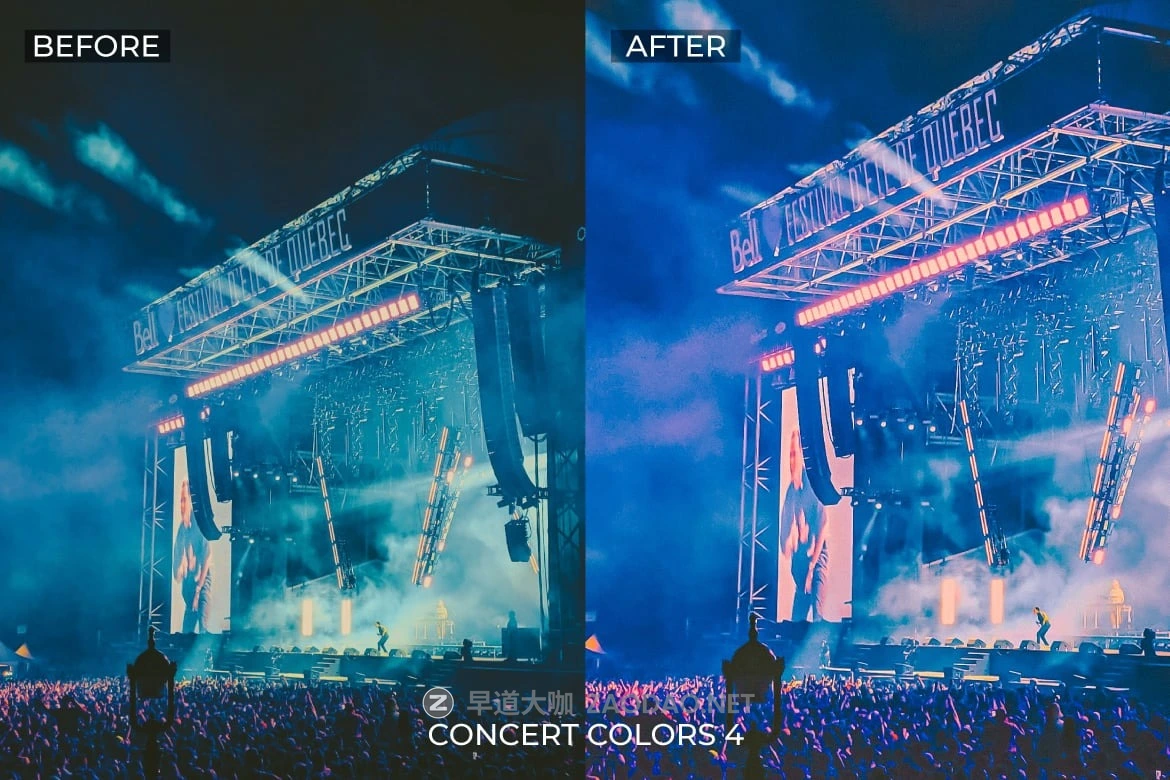 5组灯光室效果音乐会节日庆典摄影照片调色Lightroom预设 Concert Colors Lightroom Presets插图1 5组灯光室效果音乐会节日庆典摄影照片调色Lightroom预设 Concert Colors Lightroom Presets插图1