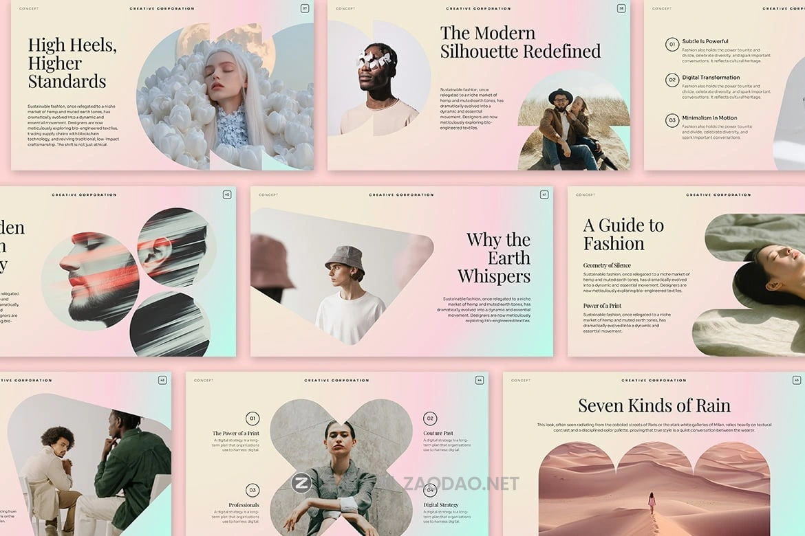 时尚极简主义品牌营销策划演示文稿设计ppt模版 Gurune Powerpoint插图1 时尚极简主义品牌营销策划演示文稿设计ppt模版 Gurune Powerpoint插图1