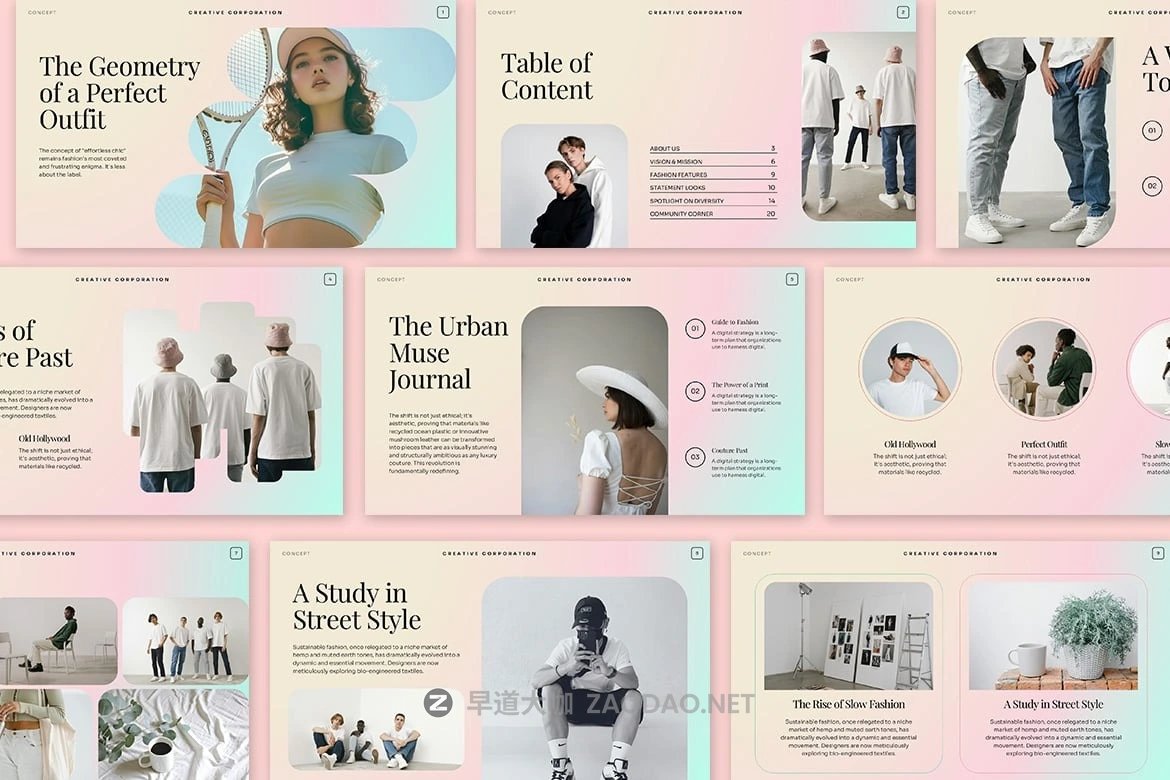 时尚极简主义品牌营销策划演示文稿设计ppt模版 Gurune Powerpoint插图2 时尚极简主义品牌营销策划演示文稿设计ppt模版 Gurune Powerpoint插图2