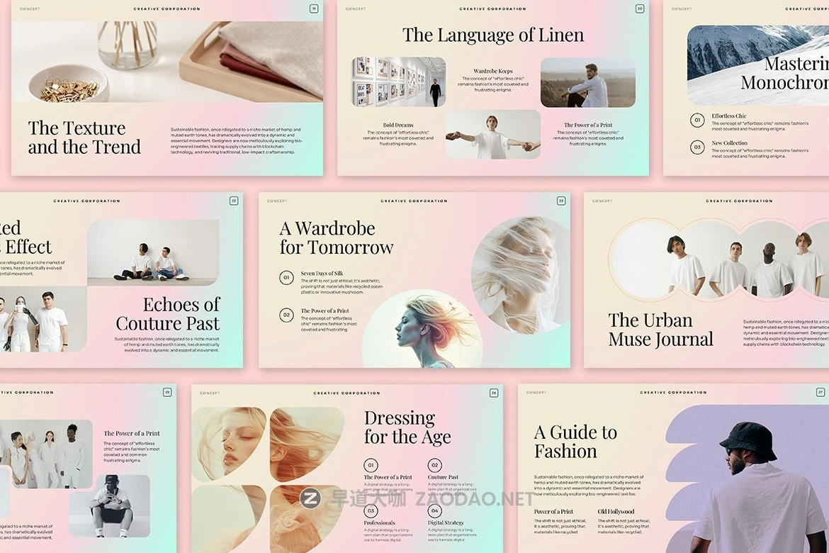 时尚极简主义品牌营销策划演示文稿设计ppt模版 Gurune Powerpoint插图3 时尚极简主义品牌营销策划演示文稿设计ppt模版 Gurune Powerpoint插图3