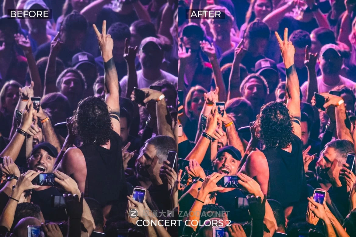 5组灯光室效果音乐会节日庆典摄影照片调色Lightroom预设 Concert Colors Lightroom Presets插图5 5组灯光室效果音乐会节日庆典摄影照片调色Lightroom预设 Concert Colors Lightroom Presets插图5