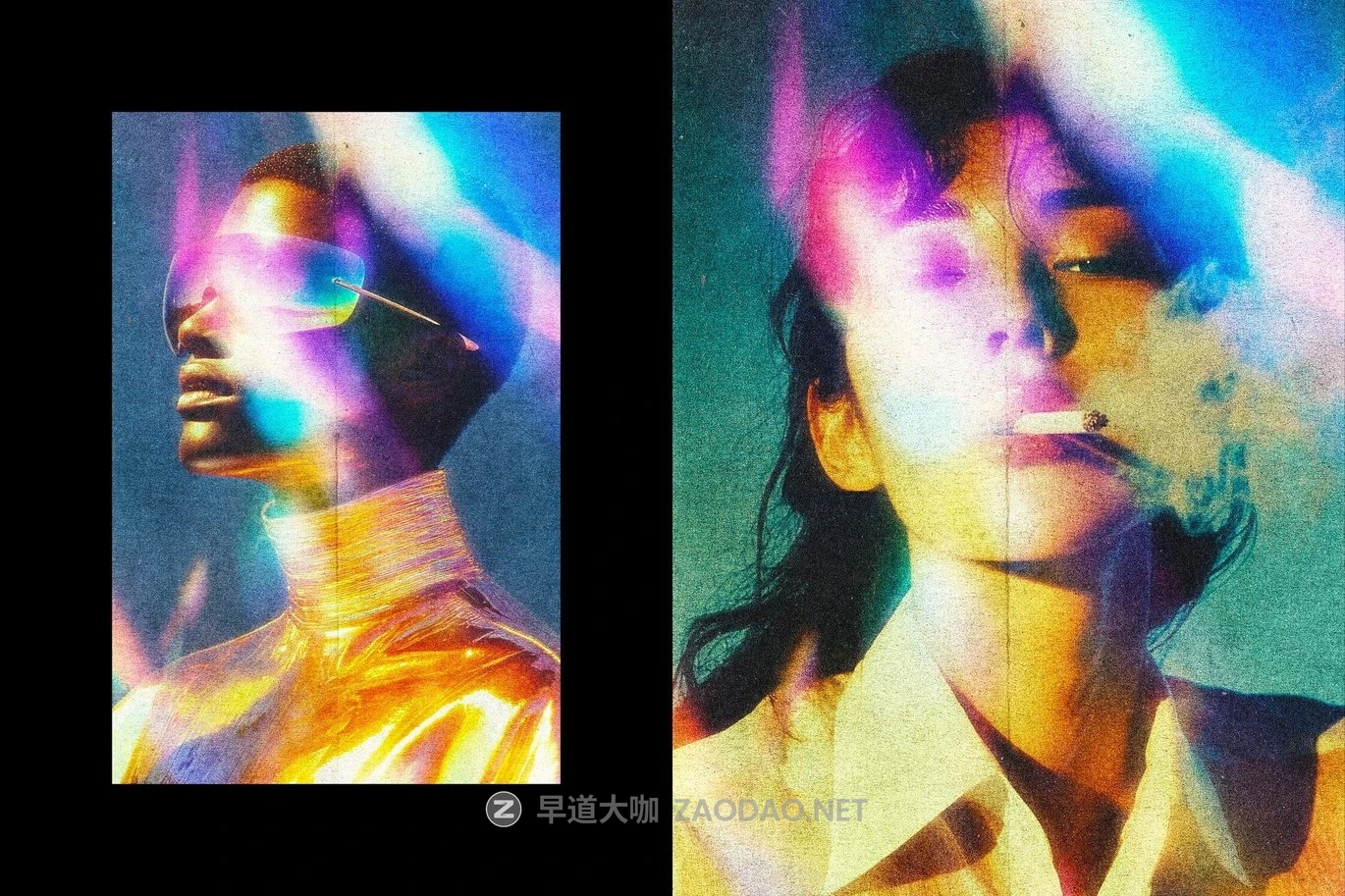 棱镜折射漏光扭曲照片效果ps特效滤镜样机 Prism Leak Photo Effect插图3 棱镜折射漏光扭曲照片效果ps特效滤镜样机 Prism Leak Photo Effect插图3