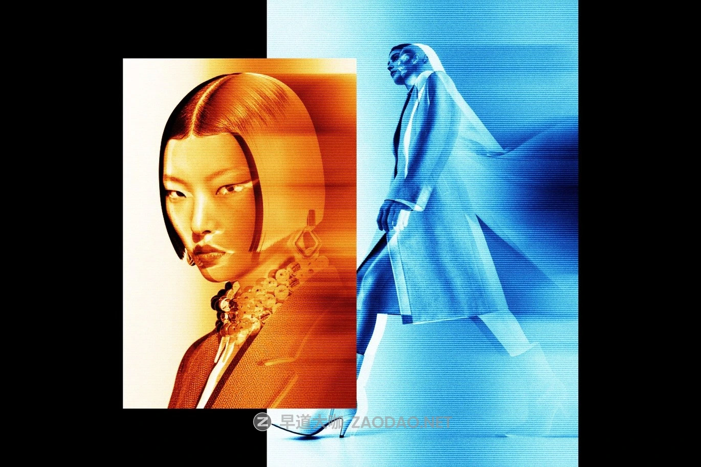 潮流科幻艺术动感模糊照片效果ps特效滤镜样机 Bright Motion Blur Photo Effect插图3 潮流科幻艺术动感模糊照片效果ps特效滤镜样机 Bright Motion Blur Photo Effect插图3