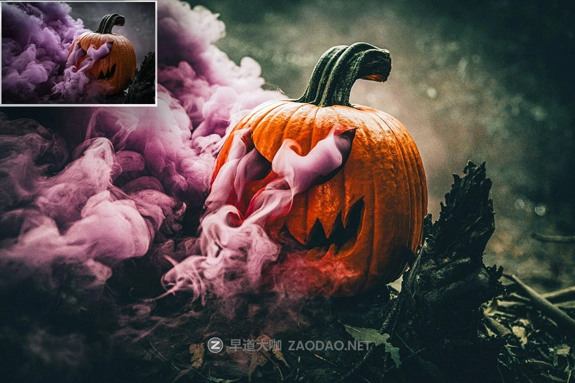 10组复古恐怖万圣节主题肖像摄影照片调色Lightroom预设 Retro Halloween preset插图3 10组复古恐怖万圣节主题肖像摄影照片调色Lightroom预设 Retro Halloween preset插图3